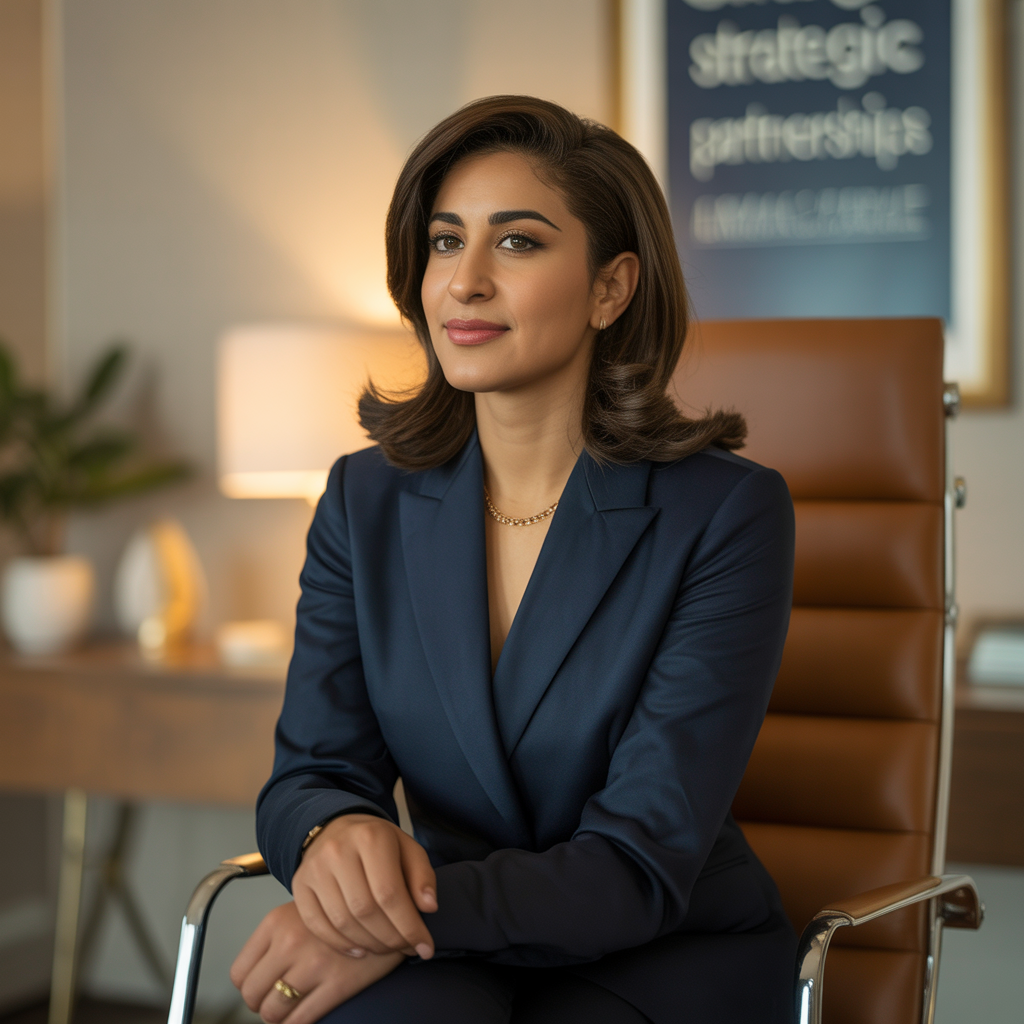 شهادة الشريك الاستراتيجي أمينة العامري عن شركة استثمارات الإمارات